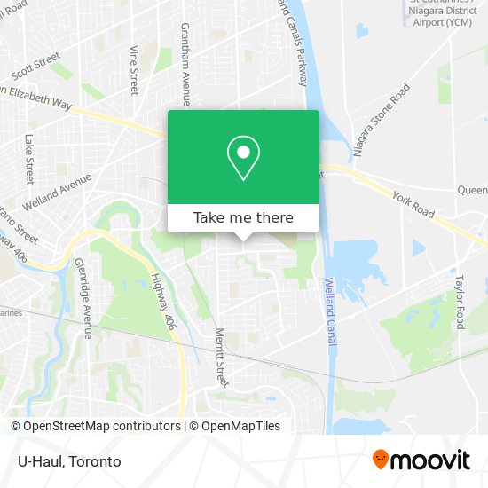 U-Haul map