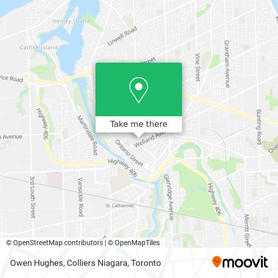 Owen Hughes, Colliers Niagara map