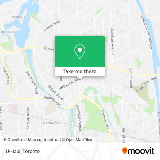 U-Haul map