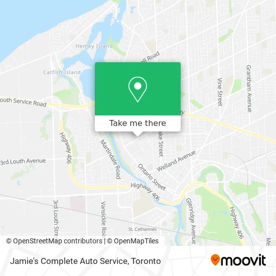 Jamie's Complete Auto Service map