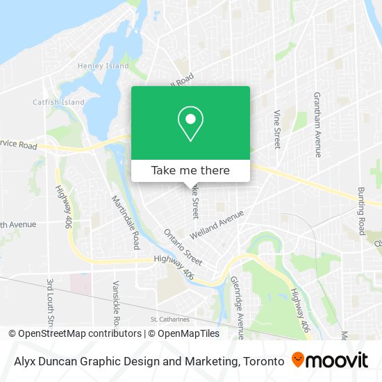 Alyx Duncan Graphic Design and Marketing map