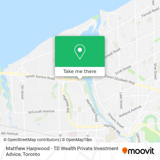 Matthew Harpwood - TD Wealth Private Investment Advice map