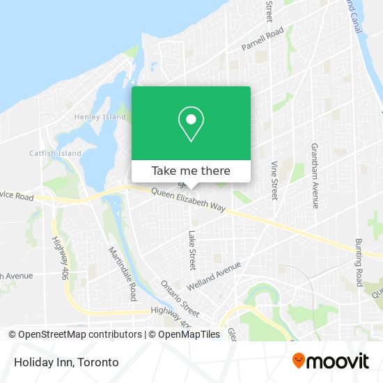 Holiday Inn map