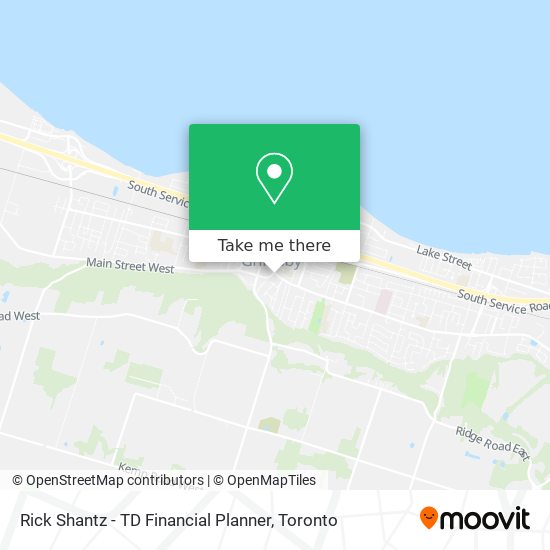 Rick Shantz - TD Financial Planner map