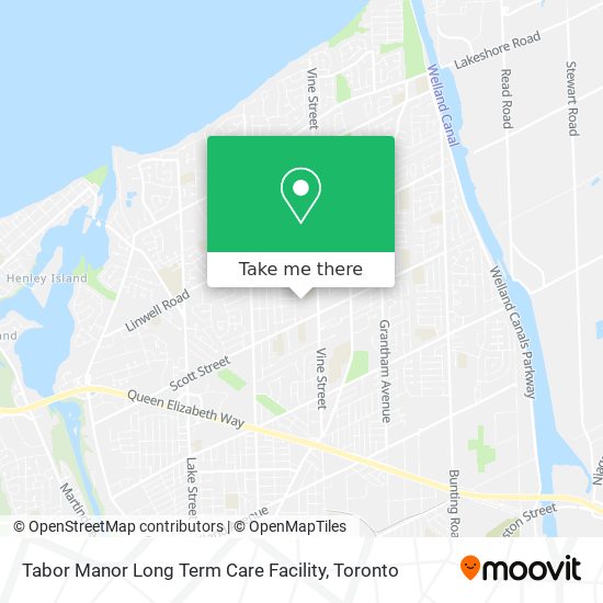 Tabor Manor Long Term Care Facility map