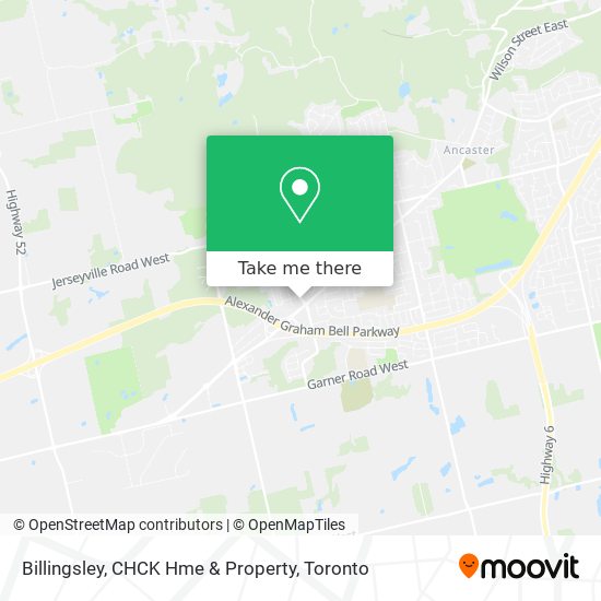Billingsley, CHCK Hme & Property map