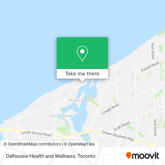 Dalhousie Health and Wellness map