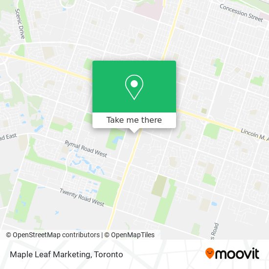 Maple Leaf Marketing map