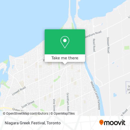Niagara Greek Festival map