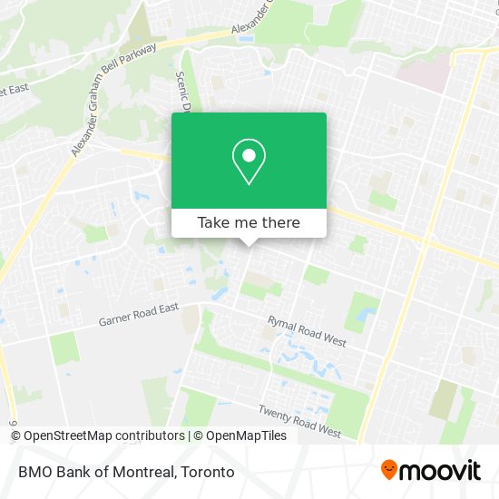 BMO Bank of Montreal map