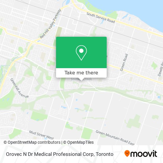 Orovec N Dr Medical Professional Corp map