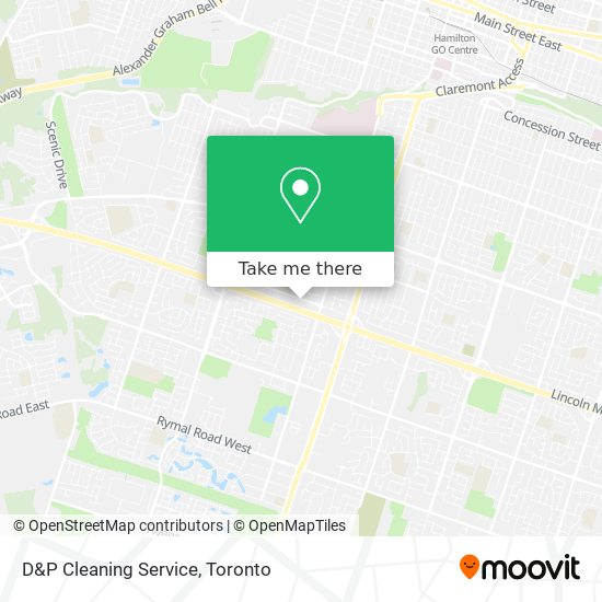 D&P Cleaning Service map