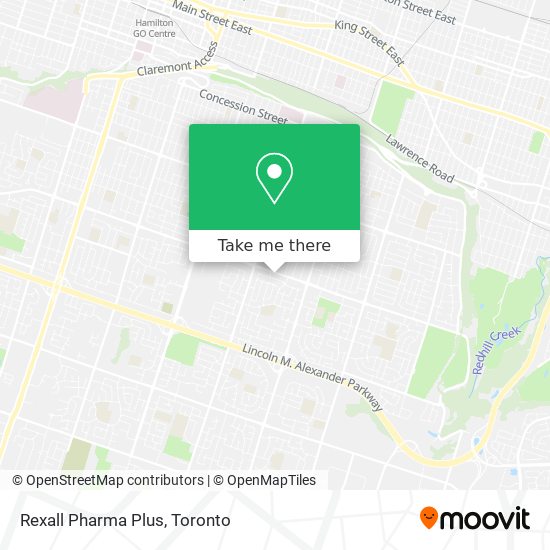 Rexall Pharma Plus map