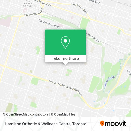 Hamilton Orthotic & Wellness Centre plan