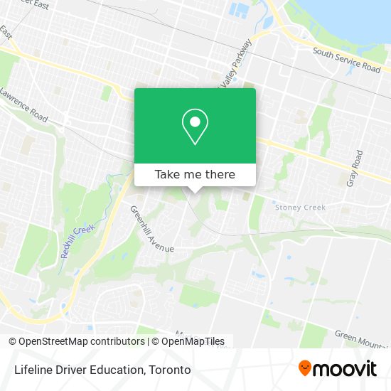 Lifeline Driver Education map