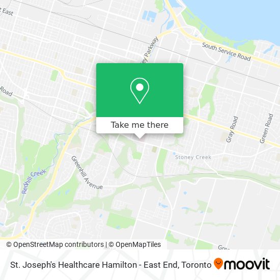 St. Joseph's Healthcare Hamilton - East End plan
