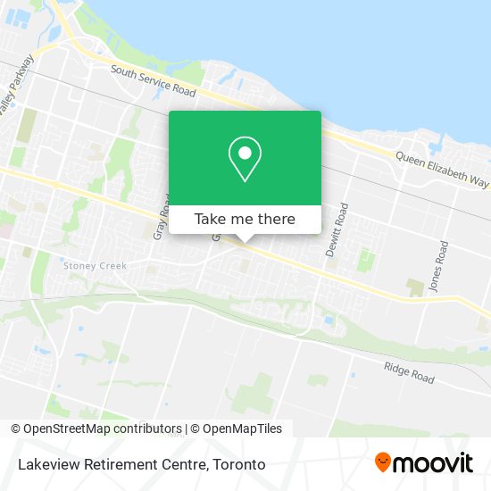 Lakeview Retirement Centre map