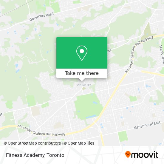 Fitness Academy map