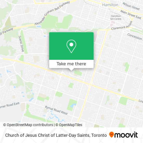 Church of Jesus Christ of Latter-Day Saints map