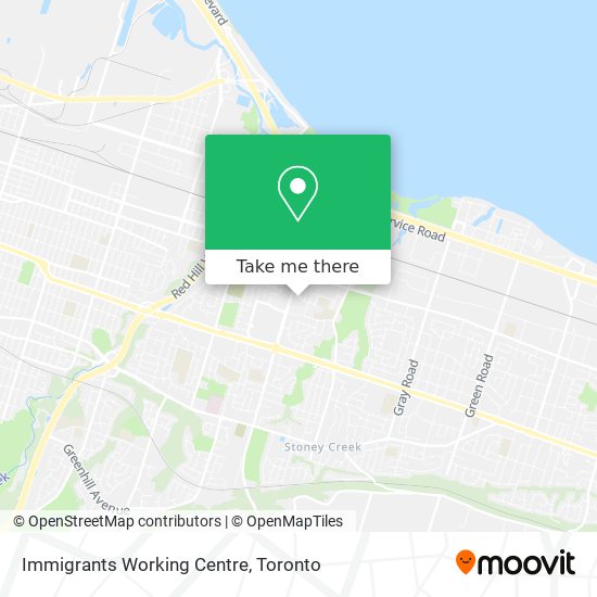 Immigrants Working Centre map