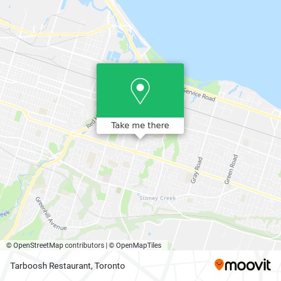 Tarboosh Restaurant map