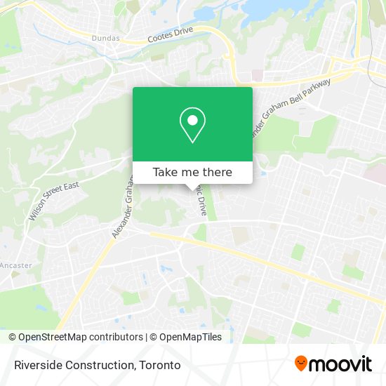 Riverside Construction map