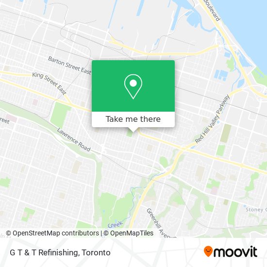 G T & T Refinishing map