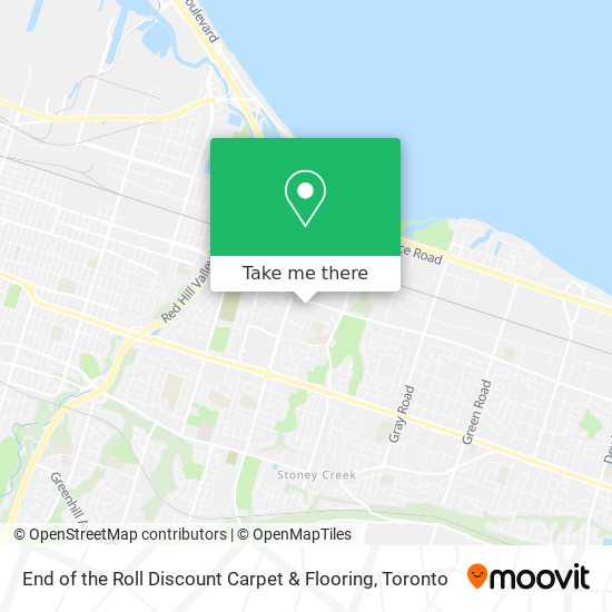 End of the Roll Discount Carpet & Flooring map