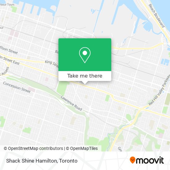 Shack Shine Hamilton map