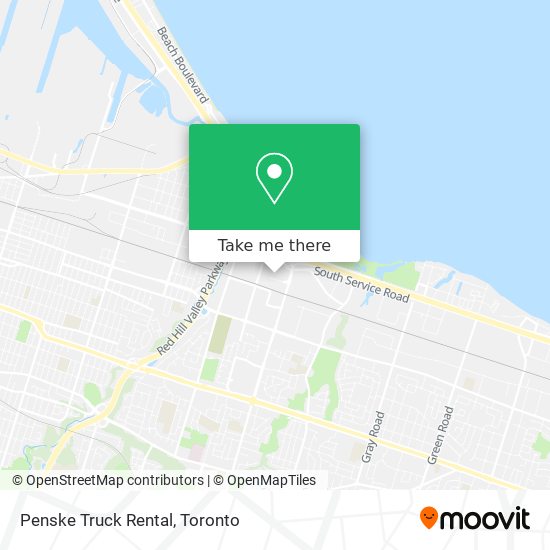 Penske Truck Rental map