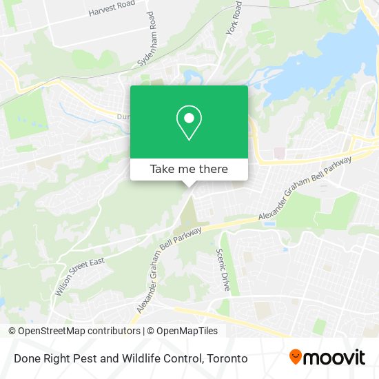 Done Right Pest and Wildlife Control map