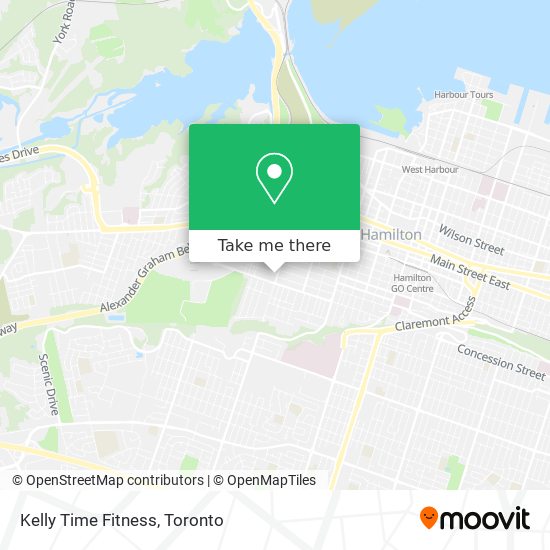 Kelly Time Fitness map