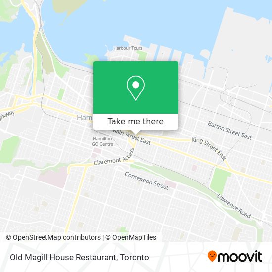 Old Magill House Restaurant map