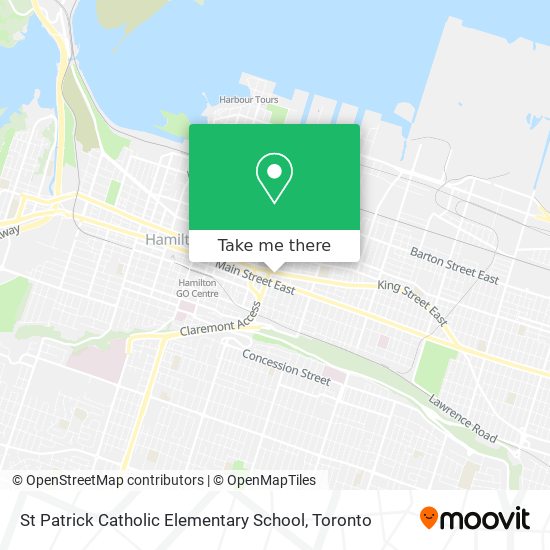 St Patrick Catholic Elementary School map