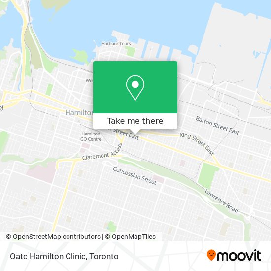 Oatc Hamilton Clinic map