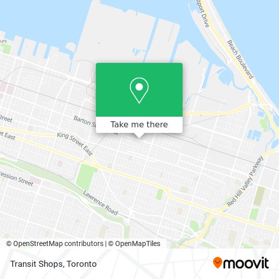 Transit Shops map