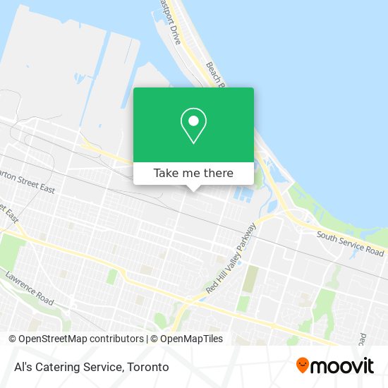 Al's Catering Service map