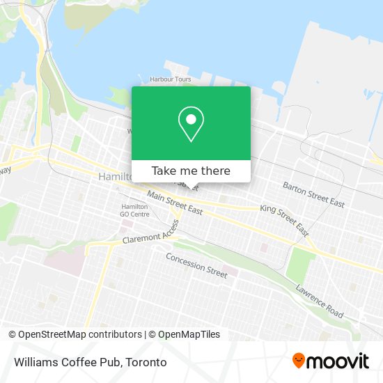 Williams Coffee Pub map