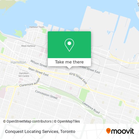 Conquest Locating Services map