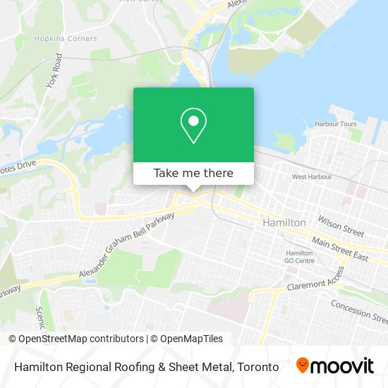 Hamilton Regional Roofing & Sheet Metal plan