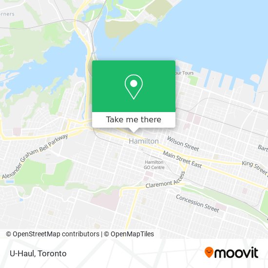 U-Haul map