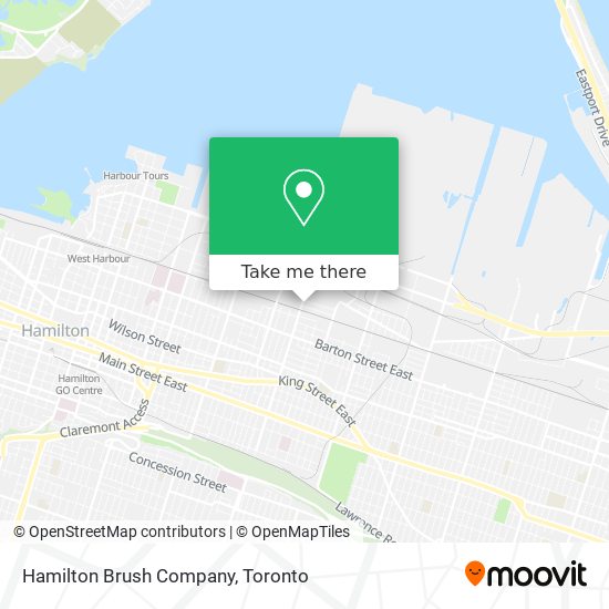 Hamilton Brush Company map