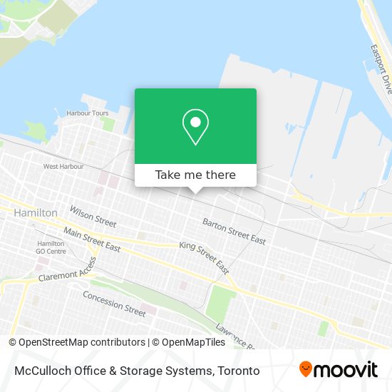 McCulloch Office & Storage Systems map