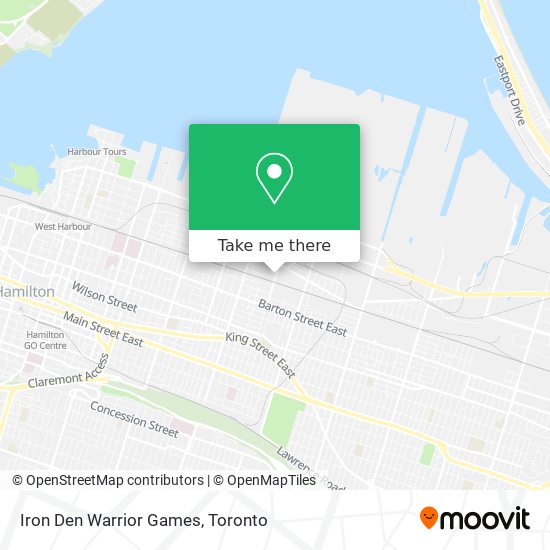 Iron Den Warrior Games map