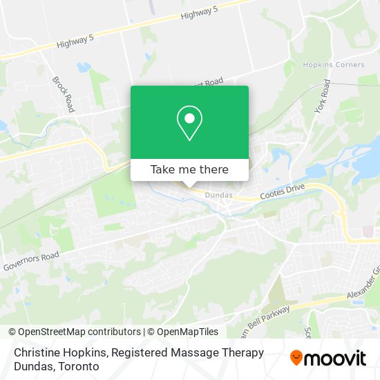 Christine Hopkins, Registered Massage Therapy Dundas plan