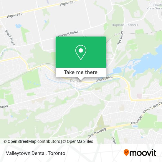 Valleytown Dental map