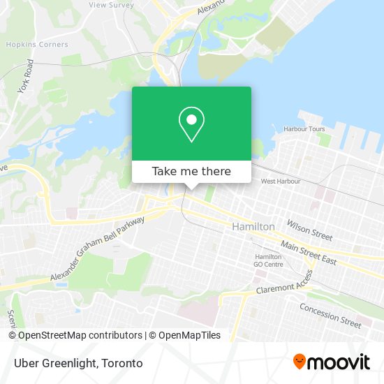 Uber Greenlight map