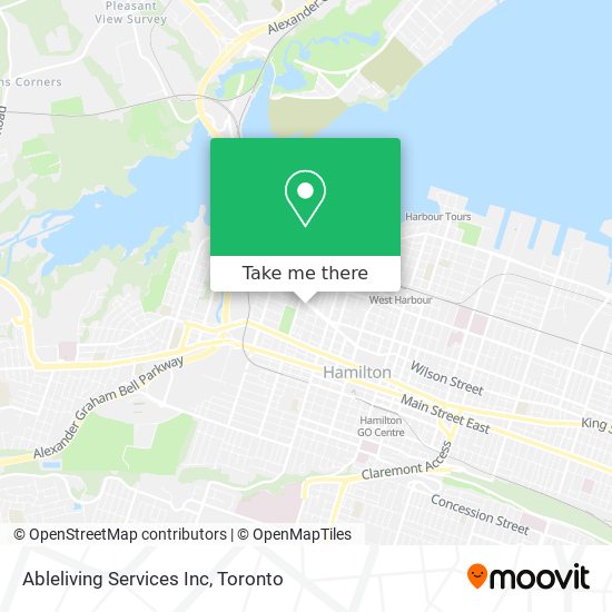 Ableliving Services Inc map