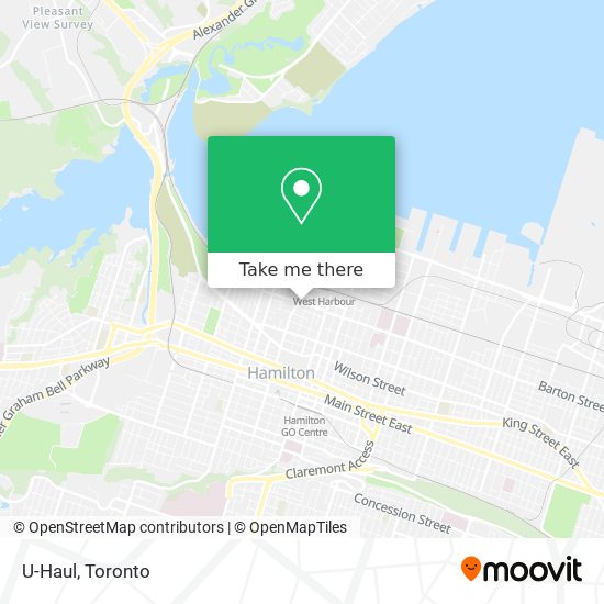 U-Haul map