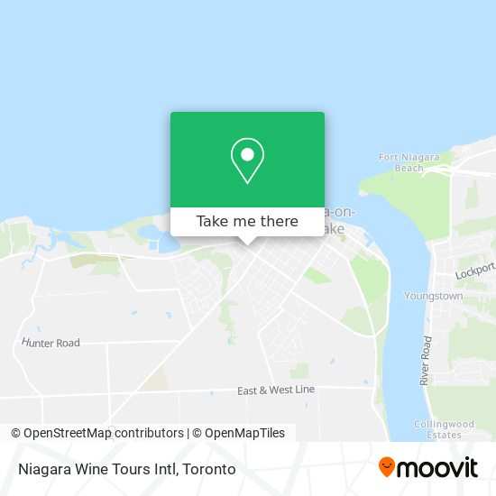 Niagara Wine Tours Intl map